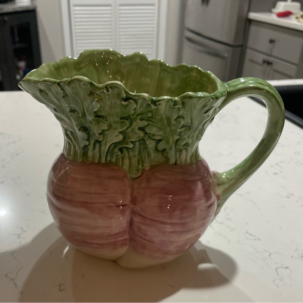 Fitz and Floyd Radish Pitcher